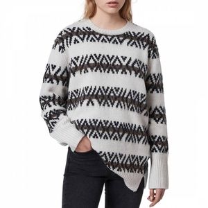 NEW All Saints ‘Catalina’ Fair Isle Wool Blend Jumper Sweater